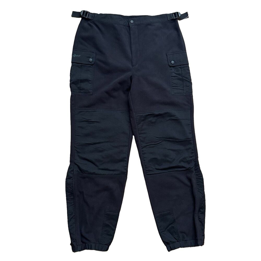 Cabelas Pants Mens Size Large Reg Windshear Outdoor Hunting Fleece Black